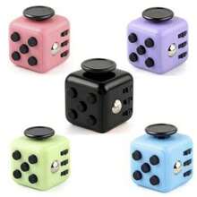 1pc Fidget Toy Anti-Anxiety Dice Stress Relief Attention Cube Plastic Game Relaxation Anti-Pressure Cube Toy Gift - Multicolor - View 15