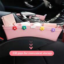 AD 1 Piece Car Seat Gap Filler Wear-Resistant Car Seat Gap Holder Seat Crevice Storage Bag Seat Side Storage Box Car Storage Bag Case - FXH - View 5