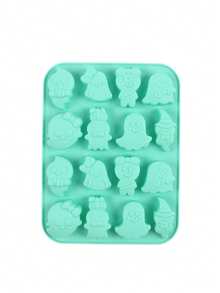 1pc 12 Cavity And 8-Cavity Halloween Cute Ghost Candy Silicone Molds, DIY Baking Chocolate Gummies Ice Pudding Molds, Used For Autumn Halloween Party Dessert Decoration - Multicolor - View 14