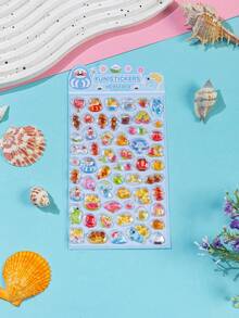 Colorful 3D Epoxy Resin Stickers - Solid Stickers - Cute Animal Series, Exquisite Appearance, 3D Design, Waterproof Self-Adhesive Decorative Stickers, Comfortable Touch, Rich Decorative Atmosphere, Suitable For DIY Decoration, Toys, Manuals, Journals, Notebooks, Laptops, Phone Cases, Etc. - Multicolor - View 14
