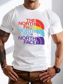 Men's Pure Cotton Short Sleeve T-Shirt Casual Summer Daily Wear Basic Comfortable Breathable Regular Fit Crew Neck Top - 白色 - 查看 7
