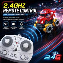 2.4GHz RC Stunt Car, Big Wheel Rolling Drift Off Road Remote Control Car, Long Head Truck Toy With LED Lights, Auto Demo, Rechargeable Battery, Durable Anti-Collision Boys Toy Gift - Multicolor - View 7