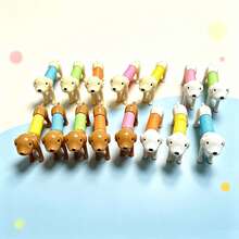 1/5/10/20 buah Boneka Anjing Plush Elastis, Beragam Desain, Cocok Sebagai Mainan Meja, Dekorasi, Ideal Sebagai Hadiah Anak-anak, Hadiah Kelas dan Souvenir Pesta, Warna, Gaya dan Desain Acak - MultiWarna - View 10