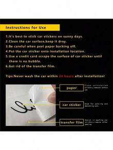 1pc Funny English Slogan Car Sticker, Waterproof & Sun-Resistant Vinyl Car Decal, Personalized Humorous Rear Car Decoration Sticker, Suitable For Trunk, Car Window, Car Exterior Modification Accessory - A - View 7