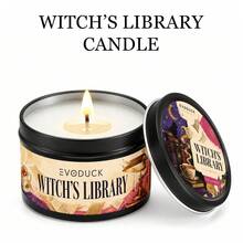 EVODUCK 1 Peça Vela de Halloween com Aroma de Algodão Doce de Amora e Marshmallow, 3oz Mini Fofa Rosa com Caixa de Presente, Cartão de História, Vela em Lata para Quarto, Mesa, Decoração de Ambiente, Lembrancinhas Kawaii para Festa, Design Assustador e Fofo de Gato Preto e Abóbora, Presentes de Outono para Adolescentes, Mulheres, Fragrância para Casa - Velas de Halloween - Visão 14