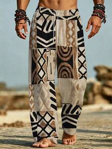New Spring/Summer Men's Long Pants, American Retro Loose Straight Leg Casual Pants For Teenagers - Multicolor - View 1