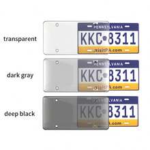 Colored License Plate Protective Cover, 1pc License Plate Cover, Suitable For Cars, Trucks, And SUVs, Universal 12x6 Inch US Standard Plate Size - A - View 4