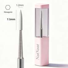 NotNoot Nail Drill Bit: 3/32" Tungsten Steel Alloy Cuticle Removal Drill Bit, Under Nail Cleaning Dead Skin Pre-Treatment - Silver - View 7