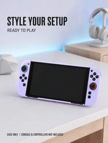 3-Piece Set, Solid Color Switch 2nd Generation Protective Case, New Switch 2 (2025) Game Accessories, Switch Game Console Protective Case, TPU Soft Controller Shell + PC Hard Frame Shell, Easy To Disassemble And Install, Scratch-Resistant Game Console Joycon 2 Game Controller Shell - View 10