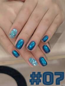 MISS SHAKA 10ml Summer Autumn Nails Halloween Nails High-Dentisy Blue Gold Red Glass Bead Cat Eye Gel Nail Polish Time Flower Sequence 10 Colours A Set Of Bright Multi-Colour Nail Polish Gel Whitening Popular Versatile Nail Salon Home DIY Nail Supplies - Multicolor - View 9