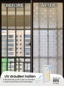 Soft Light Decorative Privacy Window Film, Enhances Home Comfort, Reduces Heat And UV Protection, Suitable For Bedroom, Apartment, Office Windows And Glass Doors - Decorative Film - View 3