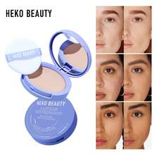 Oil Control Matte Flawless Lasting Waterproof Pressed Powder Face Makeup 10g - Multicolor - View 2