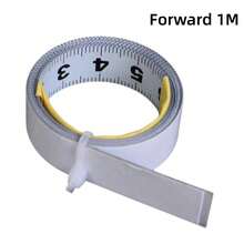 Positive Self-Adhesive Tape Measure, Woodworking T-Shaped Track Tape Measure, Wear-Resistant And Waterproof, Wear-Resistant And Waterproof, Suitable For Oblique Cutting Tracks, Router Table Saws, Measuring Tools - Forward - View 12