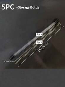 5/10/20/50pcs Set Of Bead Needles With Side Openings Jewelry Making Supplies Needles For Squishy Needih Needle Needohs For Squishy Needles For Easy Threading, Suitable For Handicraft And DIY Bead Making 17cm/6.69inch With Storage Tube - View 12