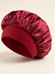 2pcs/Set Silk Sleep Cap, Women's Double Layer Satin Lining, Soft Elastic Band, Suitable For Curly Hair Sleep, Vacation, Holiday - Multicolor - View 13
