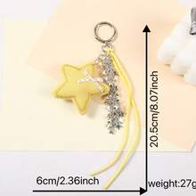 Creative Lace Bow, Ribbon, Keychain, Text Tag, Heart Pendant, Fashionable And Versatile Bag Pendant, Wholesale - Multicolor - View 3