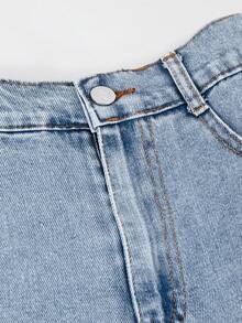 Women's Denim Shorts, Summer Fashion New Arrival - Blue - View 4