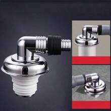 90‑Degree Washing Machine Drain Elbow Connector, Anti‑Overflow Anti‑Odor Sewer Pipe Adapter, Drain Hose Sealing Fitting, Durable Household Drainage Accessory For Bathroom & Laundry Room Washer - Multicolor - View 9