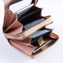 Women's Wallet Touchscreen Phone Bag Mini Flap Crossbody Bag Multi-Functional Fashion Wallet With Card Slots Vertical Wallet Phone Pouch - Black - View 2