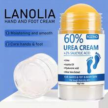 Rozino 40g 60% Urea Hand & Foot Care Stick, With 60% Urea To Moisturize Skin Surface, Rotating Stick Design, Clean And Hygienic, Easy To Apply, Soft Texture, Soothes Dry And Rough Hands & Feet, Suitable For Daily Hand & Foot Skin Care, Solid Rotating Stick, Portable And Mess-Free For Travel - Floral-Fruity - View 4