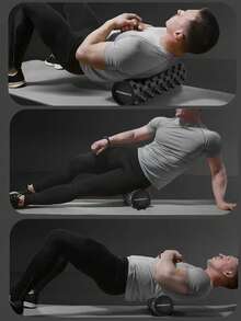 Multi-Textural Foam Wool, The Convex Protrusions Provide Deep Fascial Relaxation And Relieve Muscle Pain, And The Roller Is Portable And Fatwa For Storage.Note: Colors Are Sent Randomly. - Multicolor - View 3
