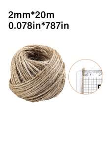 20/10m Cat Scratching Rope, Gardening Hanging Rope, Suitable For DIY Crafts, Gardening, Binding, Home Decor, Cat Scratching Post - Khaki - View 13