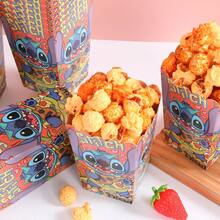 6pcs/12pcs/24pcs Cartoon Theme Party Candy Boxes, Suitable For Halloween Party Decoration, Theme Party Gift Boxes, Candy And Cookie Boxes, Party Gift Bags, Party Gift Boxes, Suitable For Birthday Party, Candy And Popcorn Boxes Decoration, Suitable For Back To School Party, Holiday Essential Party Supplies - Multicolor - View 4