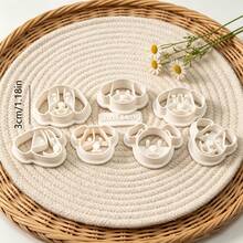 7Pcs Cute Dog Head Polymer Clay Cutters Set Various Puppy Face Pattern Clay Molds DIY Handmade Earring Pendant Jewelry Craft Supplies - 8pcs - View 2