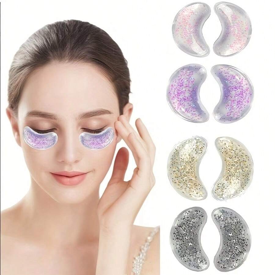 Masker Mata Kompres Dingin, Masker Mata Kompres Dingin Gel yang Dapat Digunakan Kembali, dan Masker Mata Ganda Dingin/Panas (Warna Acak Opsional). - Berbagai spesifikasi - View 1