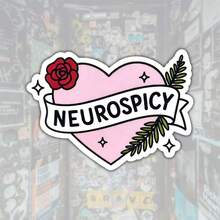 1PC 3Inches Neurospicy Sticker Adhd Autistic Neurodivergent Affirmation Decal Cute Funny Mental Health Pride Gift For Kindle Planner E‑Reader Laptop Notebooks Cups Journals Lockers Students Teachers Office Workers Creatives - Multicolor - View 1