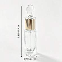 12ml Clear Glass Dropper Bottle, Refillable Empty Glass Bottle For Storing Essential Oils, Perfume Samples, DIY Aromatherapy Solutions, Leak-Proof, Easy To Clean And Reuse, Perfect For Daily Storage And Holiday Gift Packaging - Multicolor - View 3