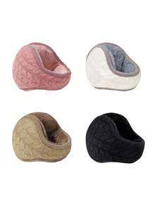 Foldable Knitted Ear Warmers, Sports Outdoor Ear Muffs, Autumn/Winter Cold Protection - Multicolor - View 5
