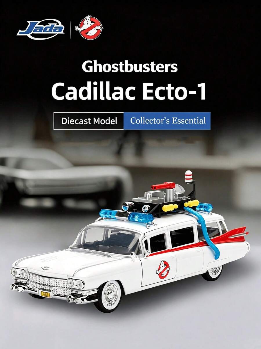 Simba Jada Toys 1:24 Scale Classic American Station Wagon Die-Cast Model, Metal Collectible Vehicle Display Ornament - Multicolor - View 1