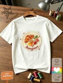 Women T-Shirts - 白色 - 查看 2