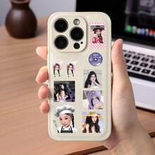 8pcs Yu Shiqie Film Stickers, Cute Inner Entertainment Star Pomegranate Planner Stickers, Waterproof - Multicolor - View 4