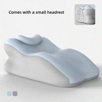 Almohada de soporte lumbar de espuma de memoria ergonómica multifuncional, brinda soporte extra para distintas posturas, ideal para personas con largas horas sentadas, usable sentado o acostado, soporte para piernas, perfecta para oficina, hogar y regalo de vacaciones y bodas