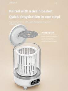 GENAI 3L Mini Washing Machine With Spin Dry And UV Sterilization, Portable Washing Machine Suitable For Dorm, Baby And Travel Use - Multicolor - View 4