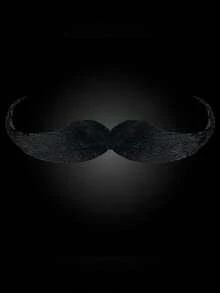 Costume Facial Hair & Wigs - Black - View 10