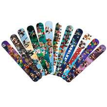 12pcs Roblox Papa Rings Lego Building Blocks Bracelet Toy Wristband Party Gift Papa Rings, As Birthday Gifts, Easter, Halloween, Christmas Holiday Party Gifts. - Multicolor - View 6