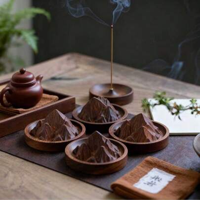 Wooden Diffuser Car Air Freshener Ornament Indoor Fragrance Flameless Car Air Vent Toilet Wardrobe Home Solid Wood Gift