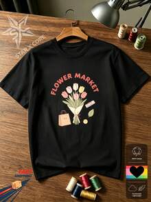 Women T-Shirts - 黑色 - 查看 2