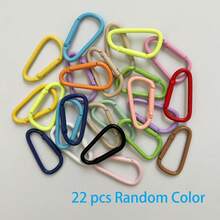 11/22/32pcs Aluminum Alloy Keychain Clips - Durable, Multi-Color Combination Suitable For Keys And Accessories, Lightweight And High-Quality Design, Secure Keyring | Colorful Keychain | Durable Clip, Bag Clip, Backpack Clip Connector. - Multicolor - View 9