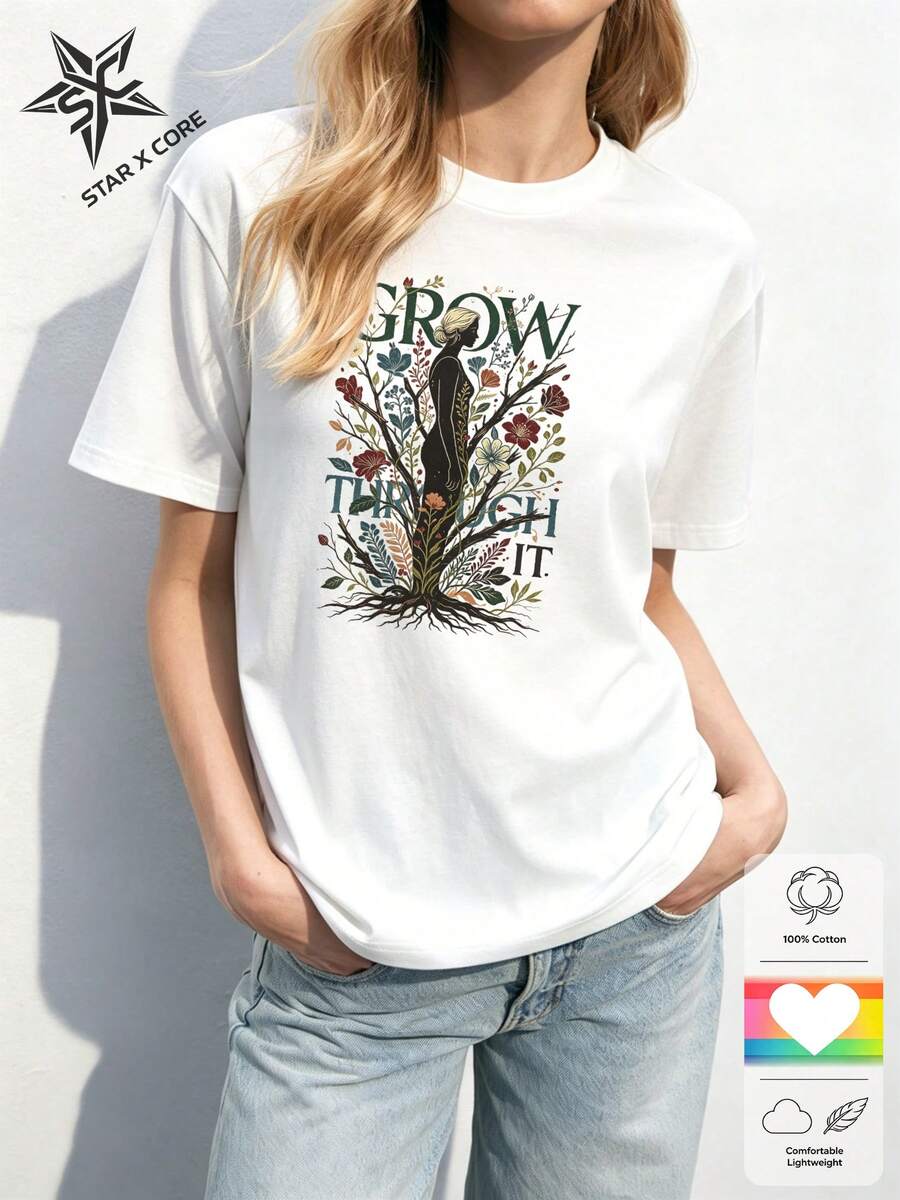 Women T-Shirts - 白色 - 查看 1