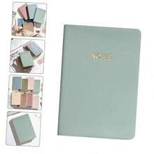 Morandi Notebook, Writing Memo Notebook, Cover Planner Notebook Suitable For School, Office, Home Minimalist Cover Notebook, Women's Minimalist Diary, Lined Paper, Hardcover Diary, Literary Fresh Handbook, Student Diary, High-Appearance Meeting Notebook - Multicolor - View 5
