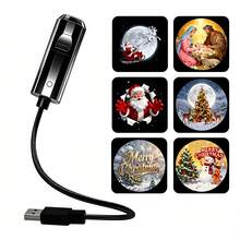 1件迷你投影機/可選螢幕，配備2.4G無線投影機（無WiFi，無Android系統），1080P解析度，360°可調式支架，便攜防皺投影螢幕，附金屬扣眼，黃金比例，適用於家庭劇院、辦公會議、派對活動、電影螢幕、觀看體育賽事 - 彩色 - 查看 21