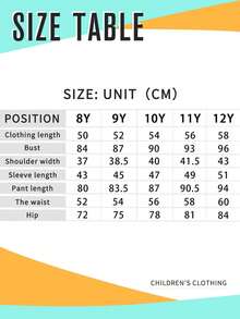 Tween Girl Cartoon Print Crew Neck Long Sleeve Top And Flare Pants - Black - View 7