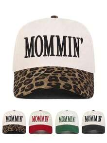 BONNY BOOM 1pc Mommin Embroidered Vintage Unisex Baseball Cap/Trucker Hat, Y2K Outdoor Sun Protection Beach Hat, Adjustable For Spring/Summer/Autumn, Travel, Vacation, Perfect Gift For Halloween, Christmas, Mother's Day, Thanksgiving, Bachelorette Party, Carnival - MOMMIN - View 2
