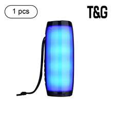 T&G157 Wireless Speaker LED Melody Color Light Outdoor Waterproof Subwoofer Portable Card Slot Audio - View 16