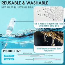 Reusable Adhesive Ear Canal Cleaning Swabs, Adult Home Earwax Removal Tool, Ear Cleaning Device - View 9