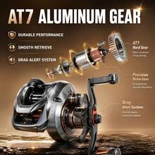 HASIDA Butterfly II 155g Lightweight Baitcasting Reel Compact Low-Profile Casting Reel For Freshwater Lure Fishing - Micro-material Stainless Steel Bearings - View 5